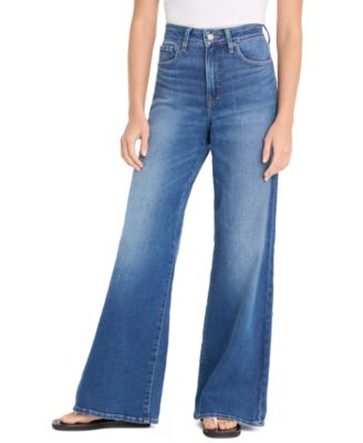 Women's Good Waist Soft Tech Palazzo Jeans