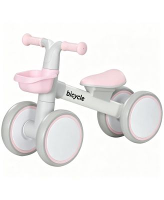 Kids Aluminum Bike with Adjustable Seat, Ages 1-3