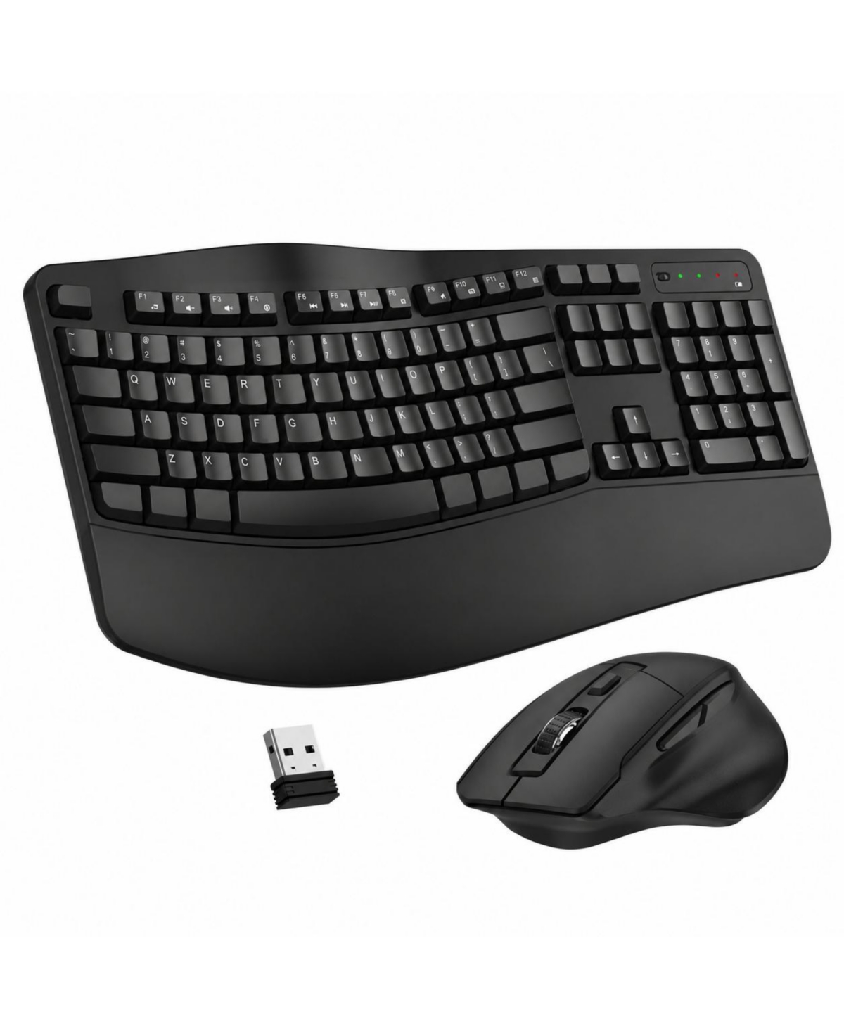 Lofree Wave Ergonomic Wireless Adjustable Keyboard and Mouse Combo for Usb