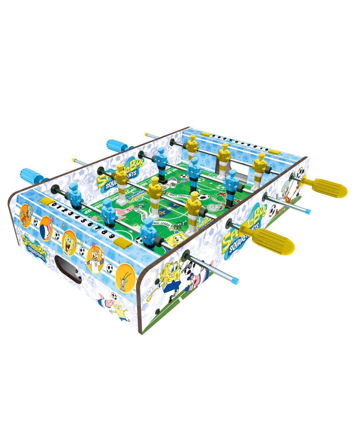Spongebob Squarepants Forever Clever  Wooden Tabletop Foosball Game, Ages 4+ In Multi