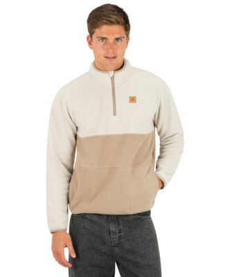 Men's Cozypeak Quarter-Zip Stand-Collar Fleece Pullover