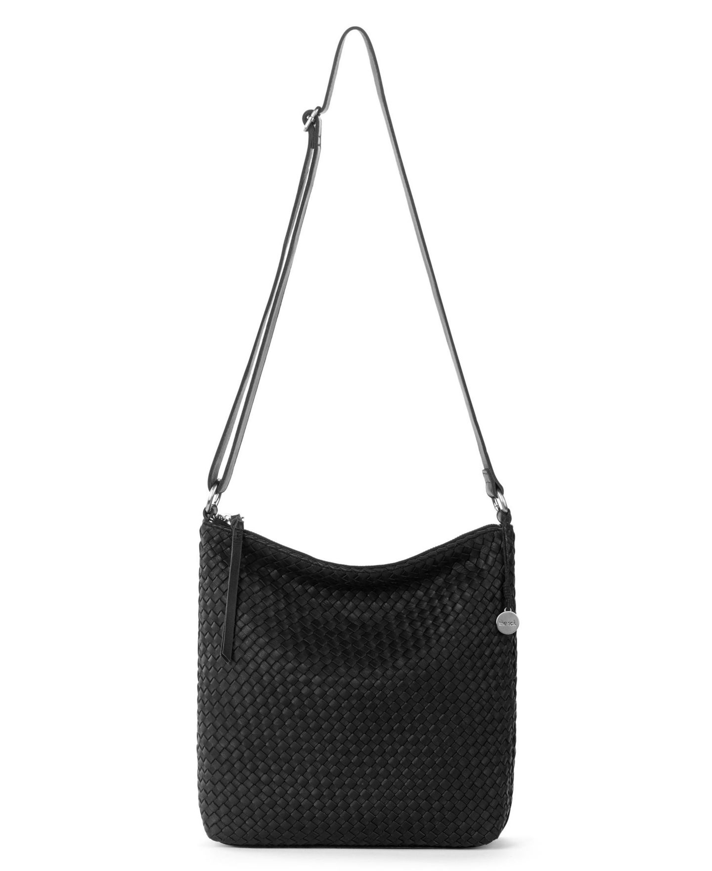 Женская сумка The Sak Lucia Leather Crossbody Handbag, цвет: Чёрный — фото 5