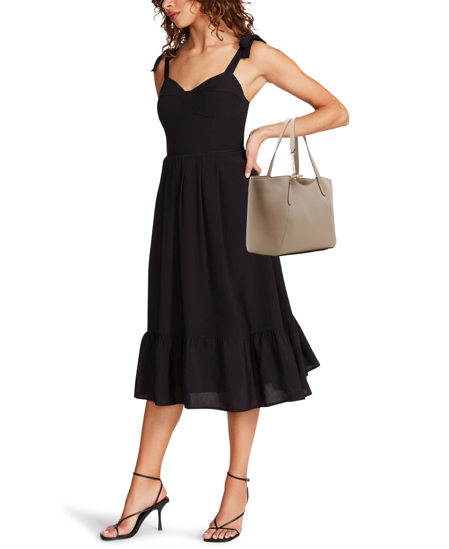 Женская сумка Anne Klein Toggle Large Magnetic Tote Handbag, цвет: Бежевый — фото 7
