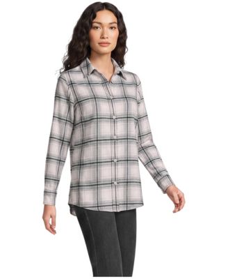 Women's Flannel Boyfriend Long Sleeve Shirt