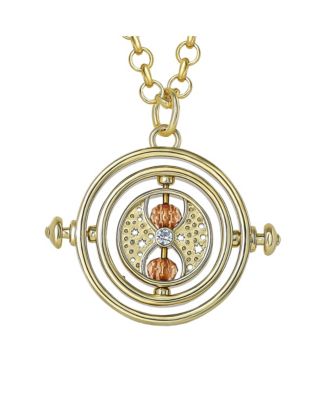 Time Turner Necklace for Women, 18k Gold Flash Plated