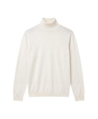 Men's Big & Tall Regular-Fit Merino Wool Turtleneck Sweater