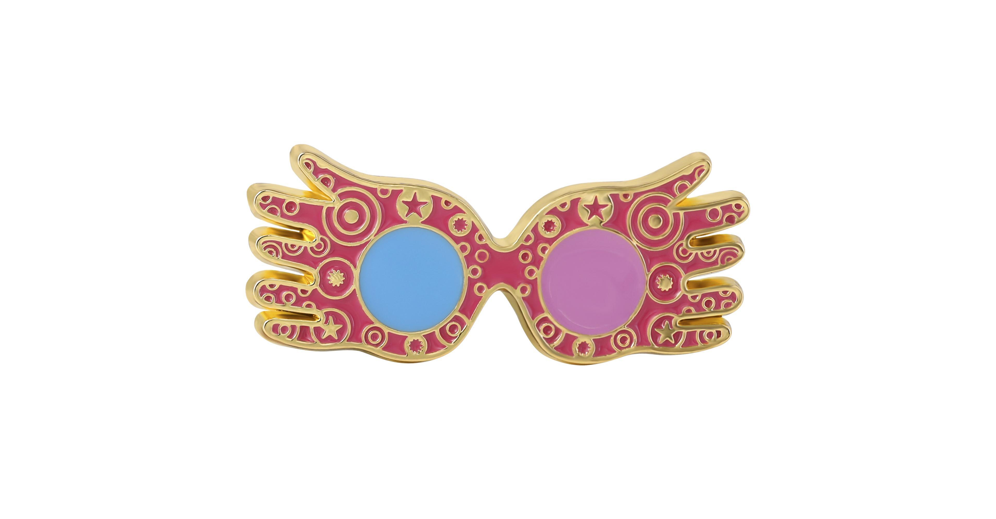 Harry Potter Luna Lovegood Spectrespecs Pin Enamel and Gold-Tone