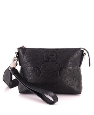 Small Zip Messenger Bag Jumbo GG Embossed Leather