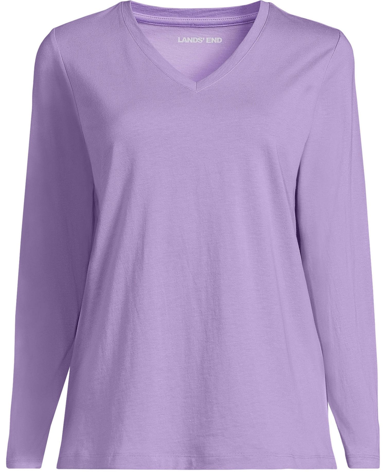 Women's Supima Cotton Long Sleeve V-Neck T-Shirt