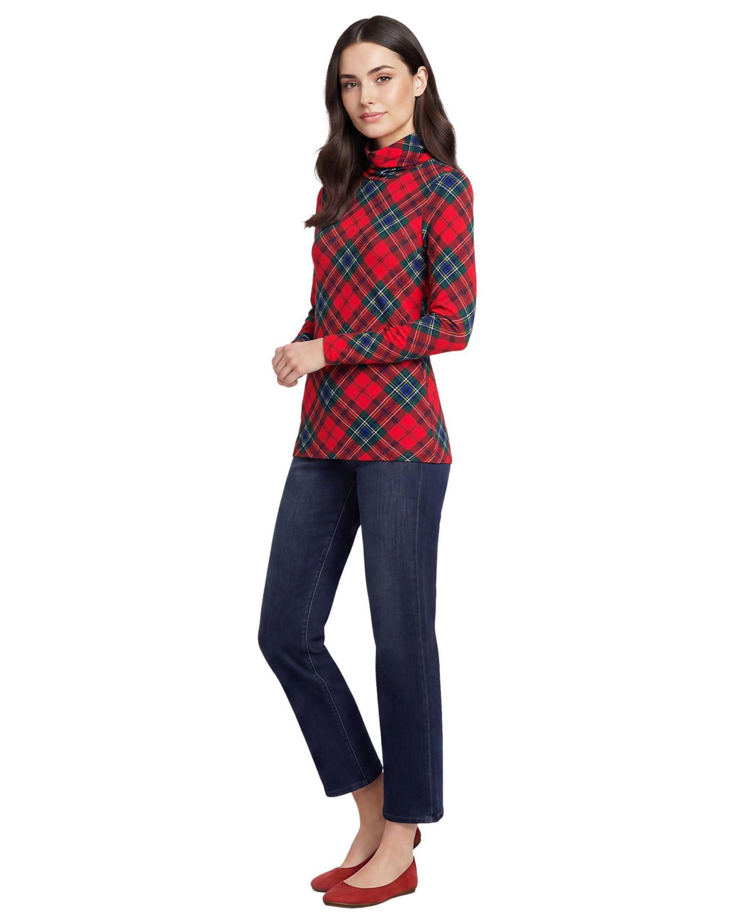 Women's Lightweight Jersey Long Sleeve Turtleneck
