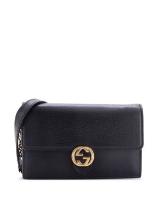 Interlocking Wallet on Chain Leather
