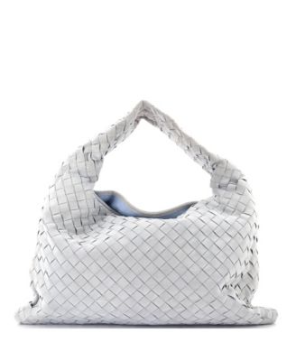 Small Hop Hobo Intrecciato Suede