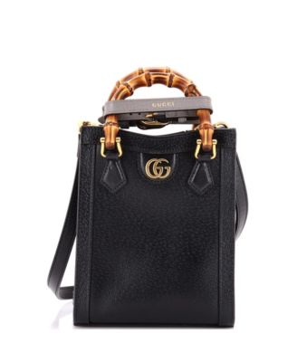 Mini Diana Vertical Tote Leather