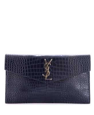 Uptown Pouch Embossed Leather