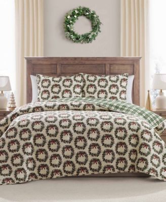 Wreath Holiday Quilt Sets