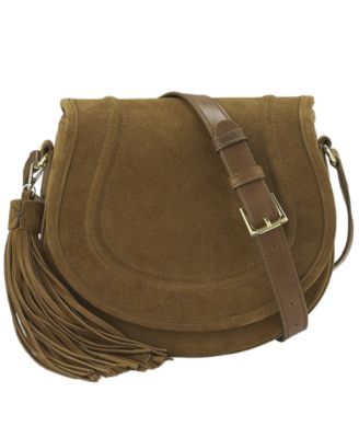 Jenni Suede Small Adjustable Crossbody Handbag