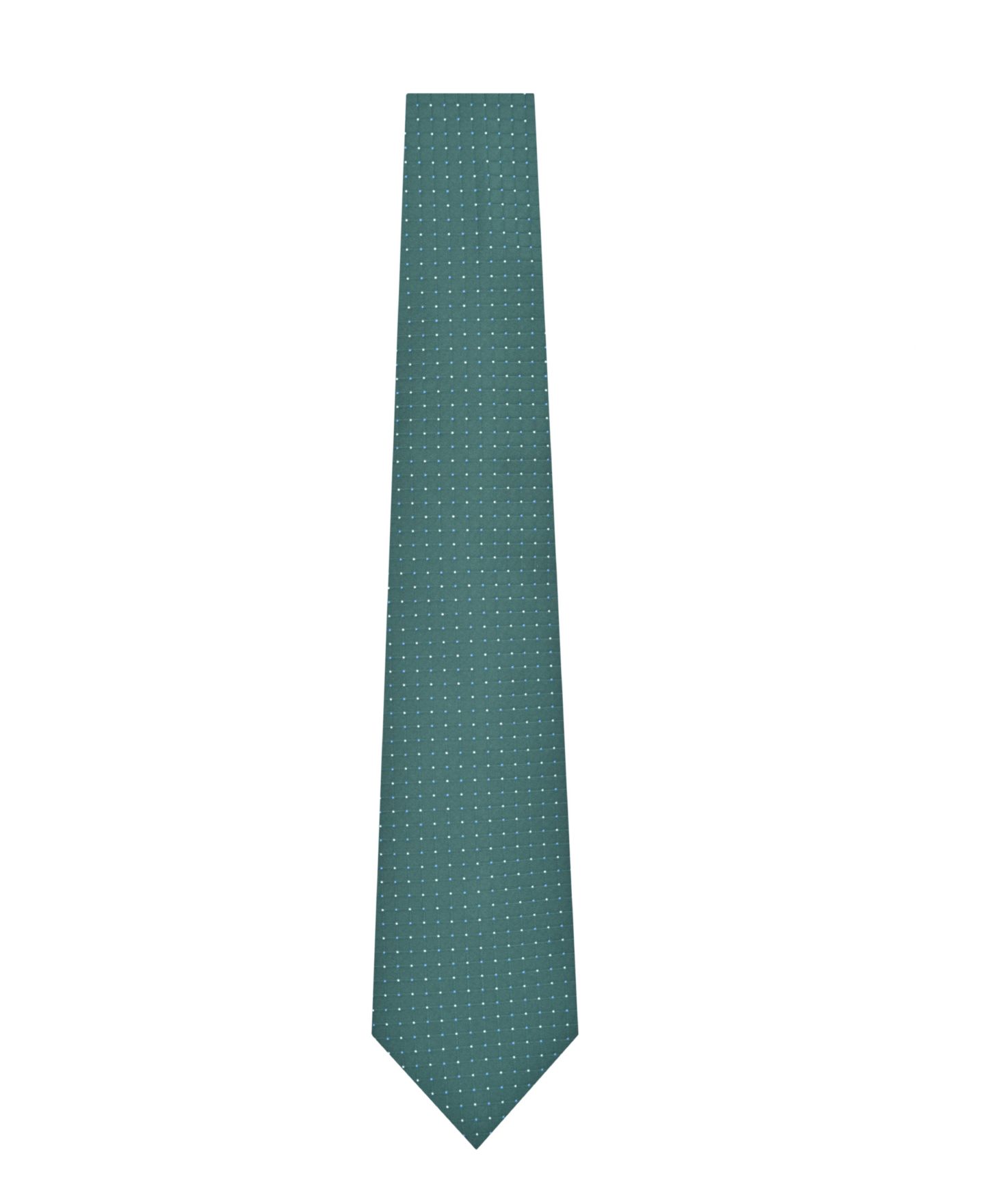 Мужской галстук Tommy Hilfiger Percy Geo Neat Classic Tie, цвет: Тёмно-зелёный — фото 2
