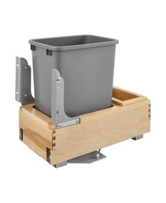 Pullout Trash Can 35 qt. w/Soft-close Soft-open, 4WCBM-15DM-1