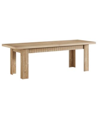 Dining Room Table for 6 to 8 People with Spacious Rectangular Design