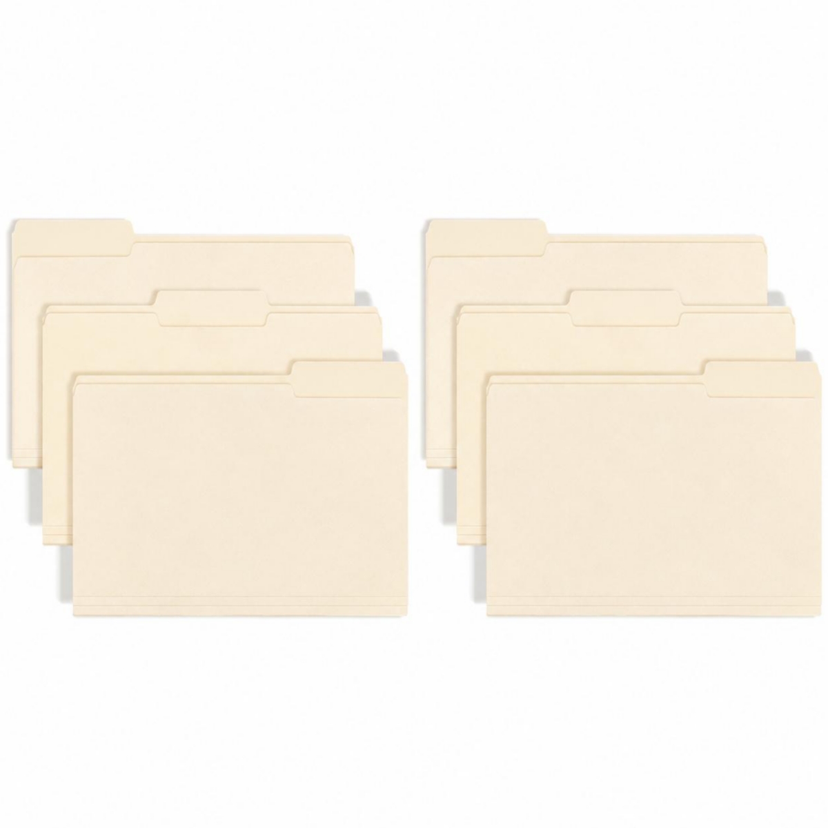 Four Candies Manilla Folders 13 Cut Tab Durable Standard Paper Home Office School Filing Organization - Legal size (pack of 2) 100 pack
