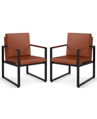 Five-Piece PU Leather Living Room Sofa and Table Set
