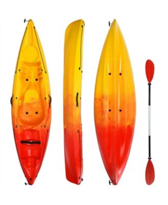 Single Sit On Top Kayak with Detachable Aluminum Paddle