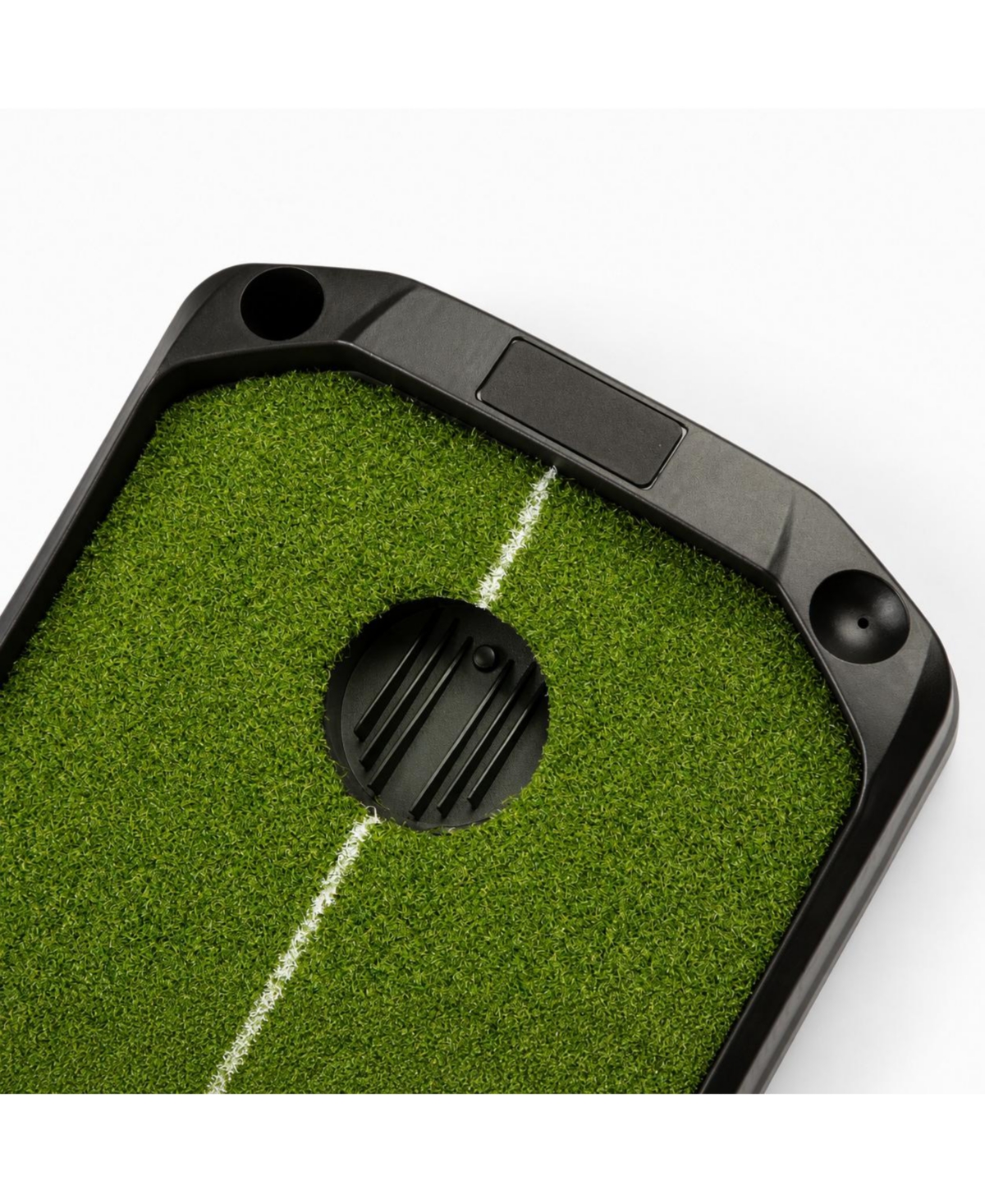 Peneyon 9 Foot Indoor Golf Putting Mat With Automatic Ball Return Realistic Turf Alignment Guide