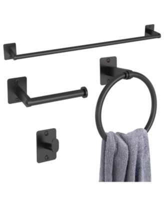 4 Piece 24" Bathroom Accessories Set Hardware