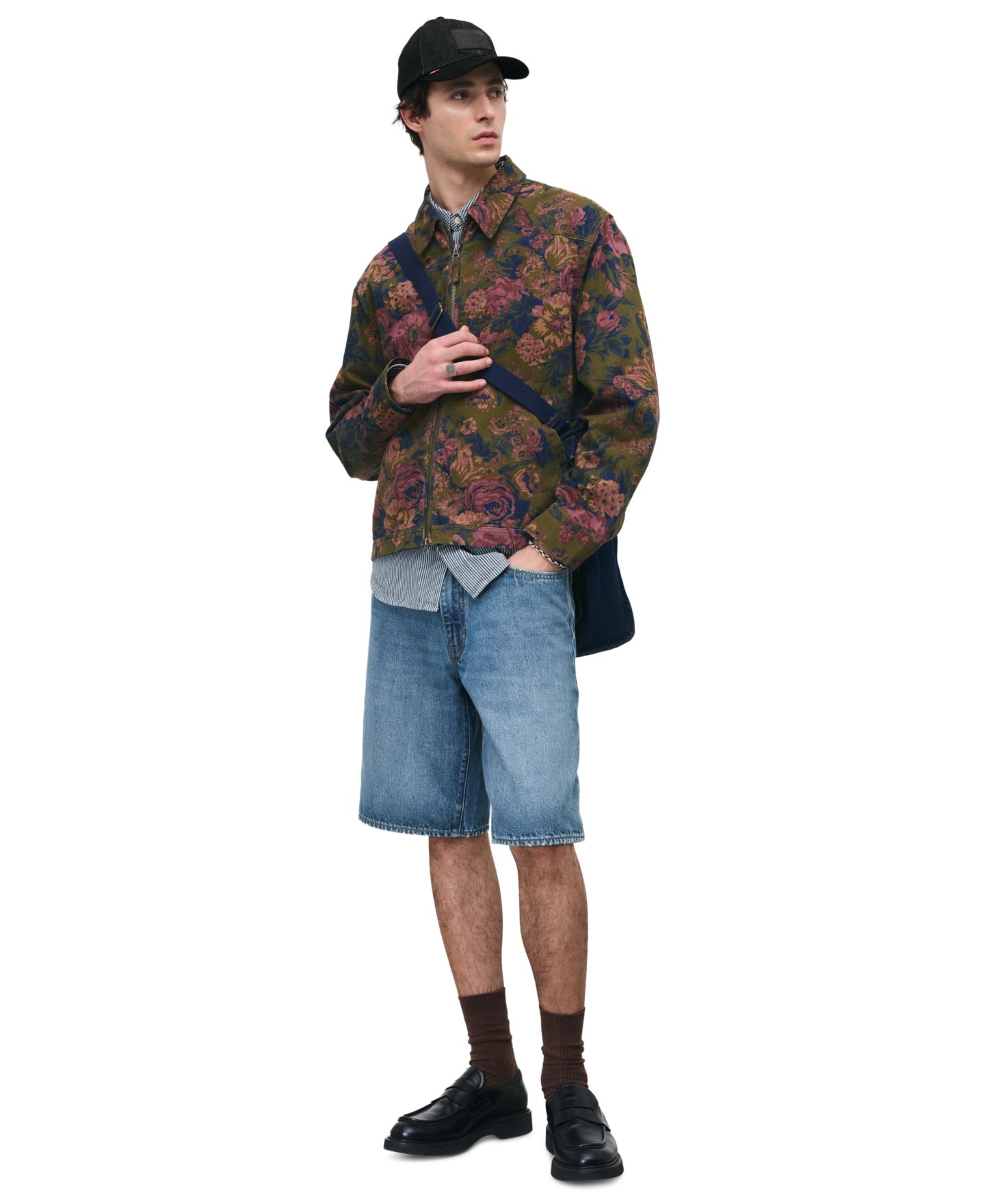 Мужские шорты Levi's 478 My Frequency Low-Rise Baggy Denim Shorts, 12" Inseam — фото 2