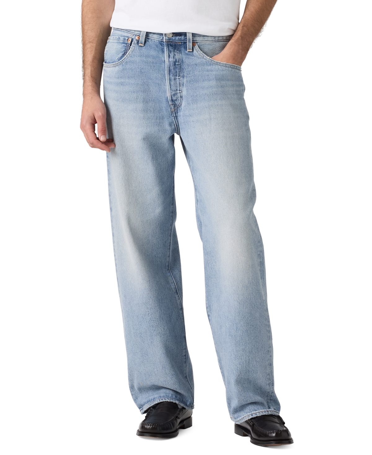 Levi's Men's 501 Loose-Fit Straight-Leg Denim Jeans - Loose My Bronco