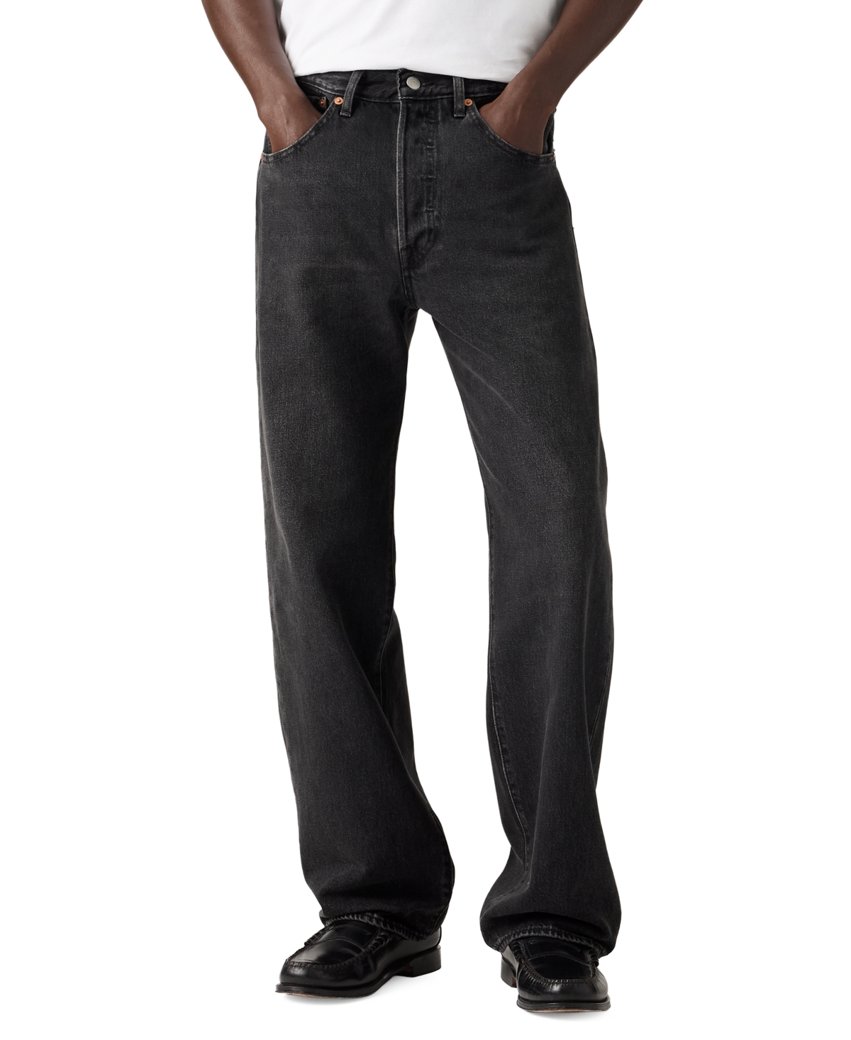 Levi's Men's 501 Loose-Fit Straight-Leg Denim Jeans - Big Wheels