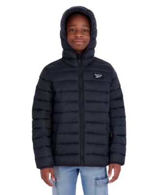 Big Boys' XS-XL Hooded Packable Jacket