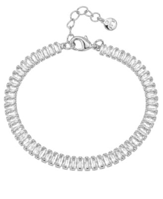 Cubic Zirconia Baguette Bracelet