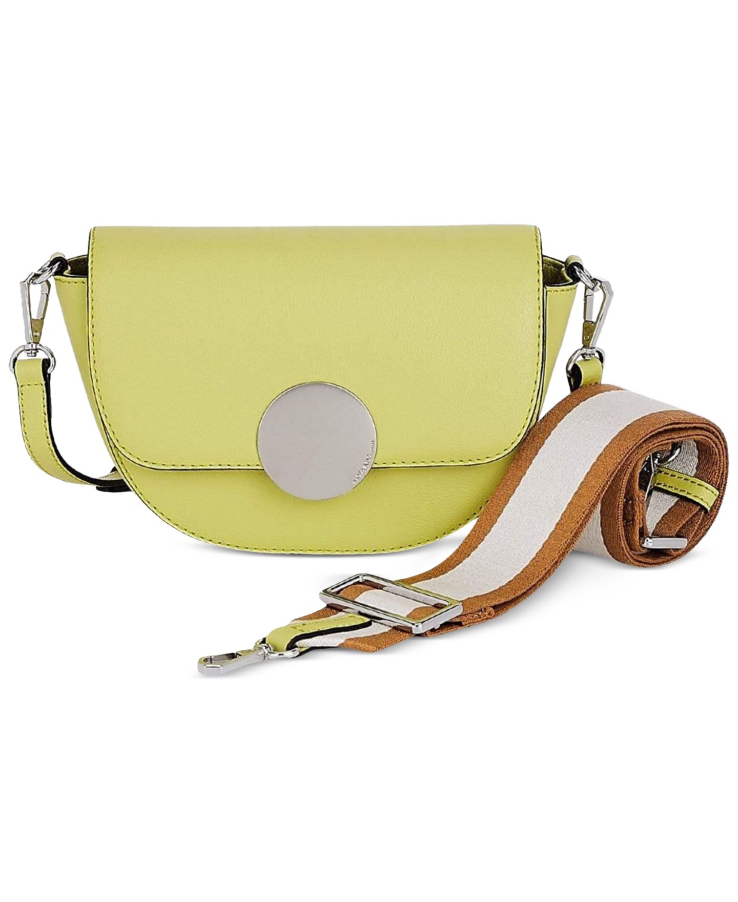 Женская сумка orYANY Lottie Small Saddle Crossbody, цвет: Зелёный — фото 2