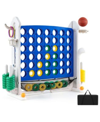 4-in-1 Adjustable Height Row Connect Game Set, Ages 6+