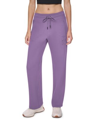 Women's Stacked Rhinestone Applique High-Rise Straight-Leg Pants