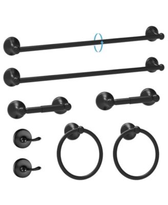 8 Pieces 24" Bathroom Hardware Set Matte