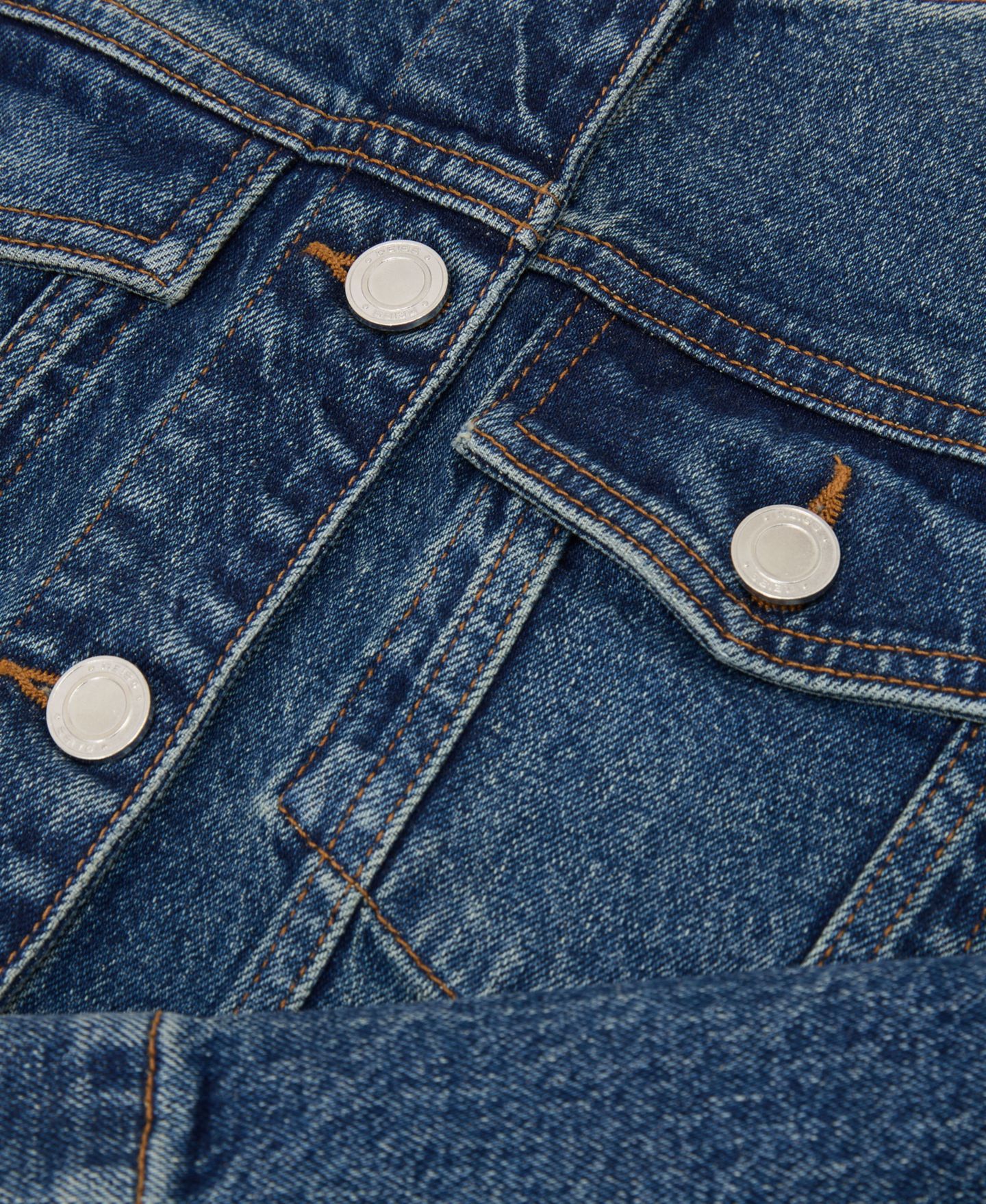 Женская куртка REISS Medora Cropped Denim, цвет: Синий — фото 4