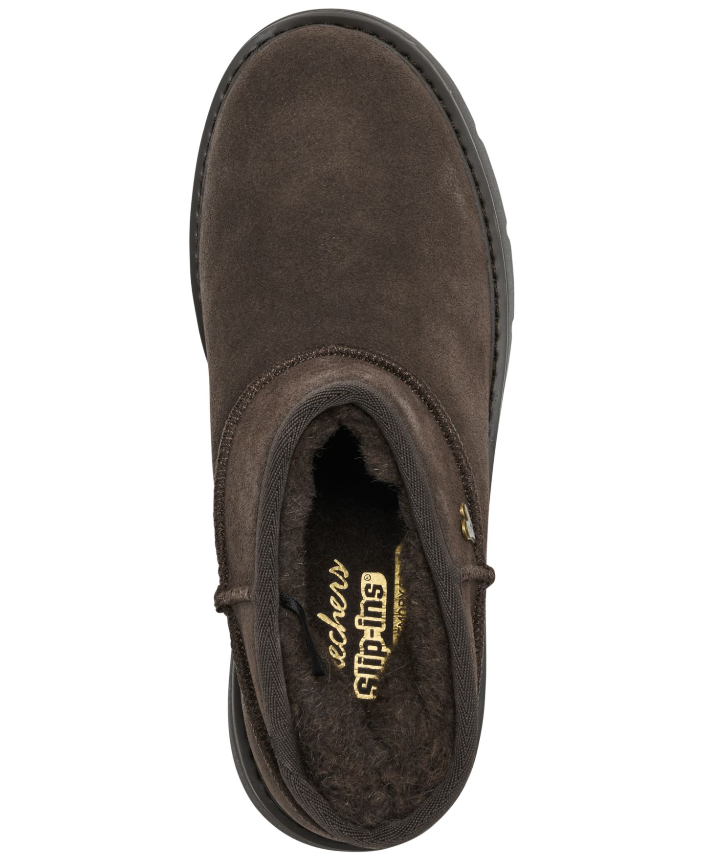Женские замшевые уютные ботинки Skechers Keepsakes с пеной с эффектом памяти, цвет: Шоколадный — фото 5