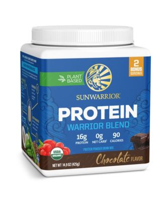 Warrior Blend Protein Powder, Chocolate, Hemp Seed and Pea Protein, 17 Servings