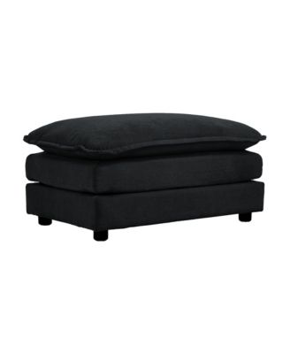 Chenille Fabric Ottoman Footrest for 2, 3 or 4-Seater Sofas