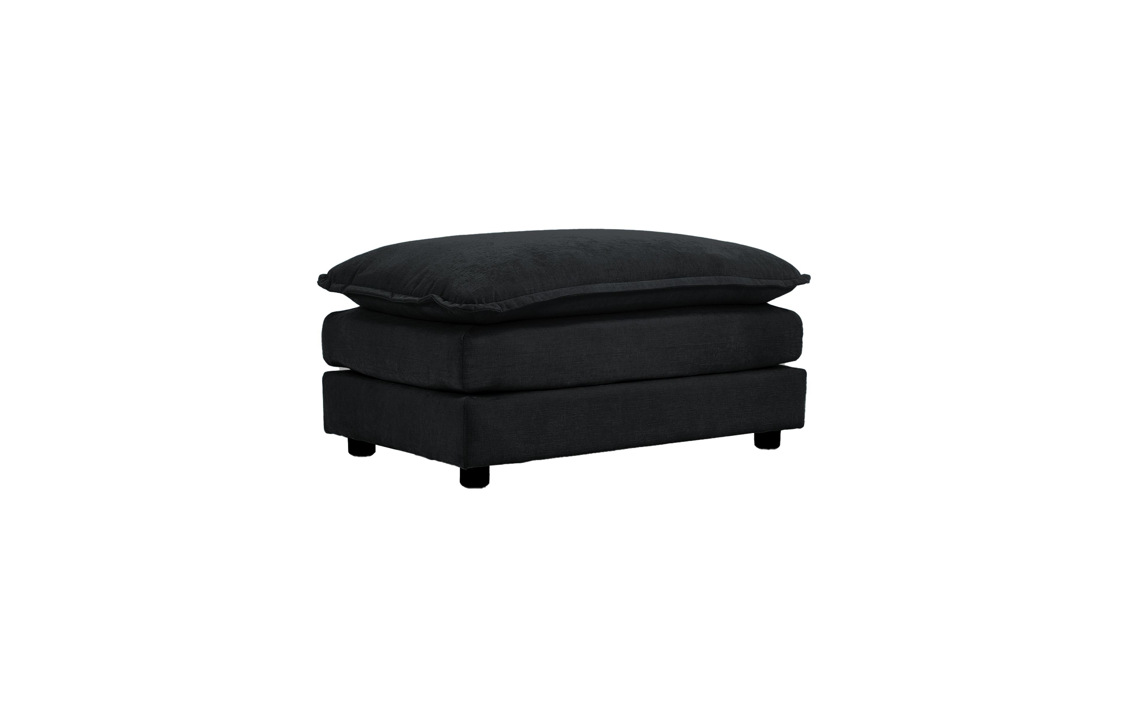 sumyeg Chenille Fabric Ottoman Footrest for 2