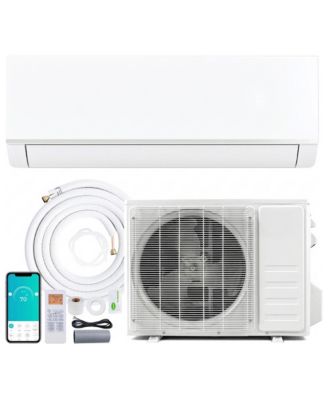 12000 BTU Wall Mounted Mini Split System Featuring Sleep Mode