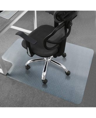 Low Pile Carpet Chair Mat Thick Sturdy Transparent Office Home Desk Mat