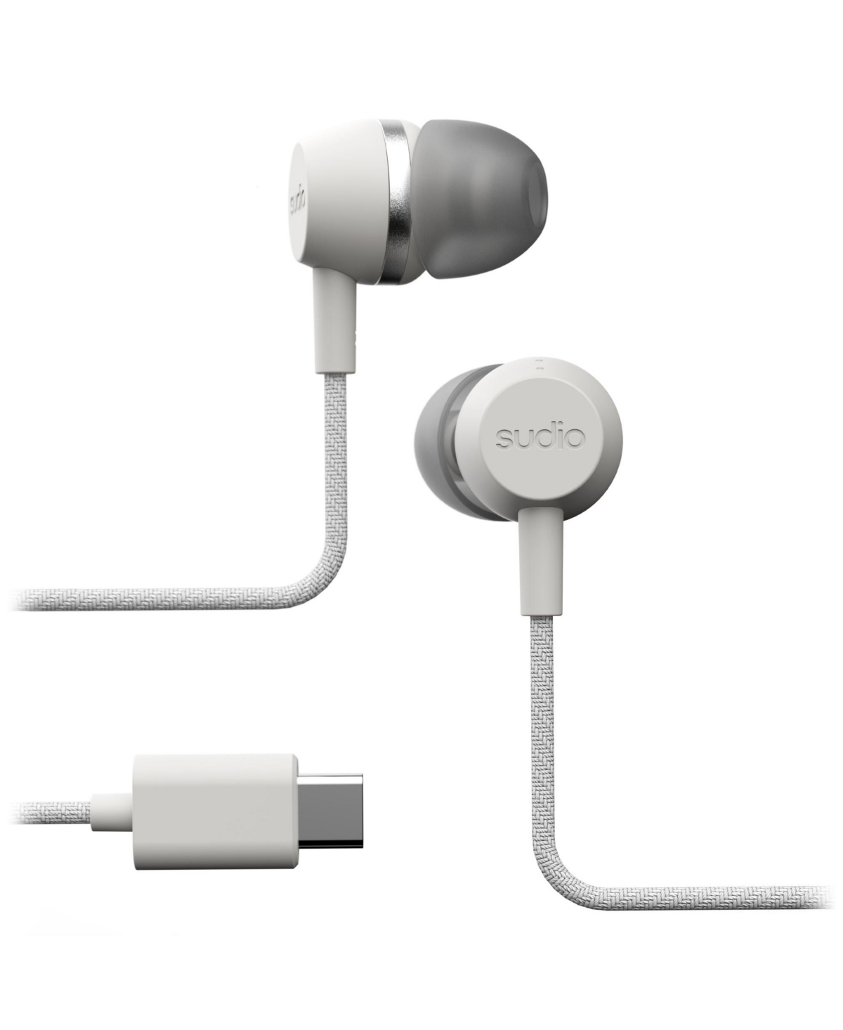 Sudio V3 Pro Anc Usb-c Wired In-Ear Earbuds - White