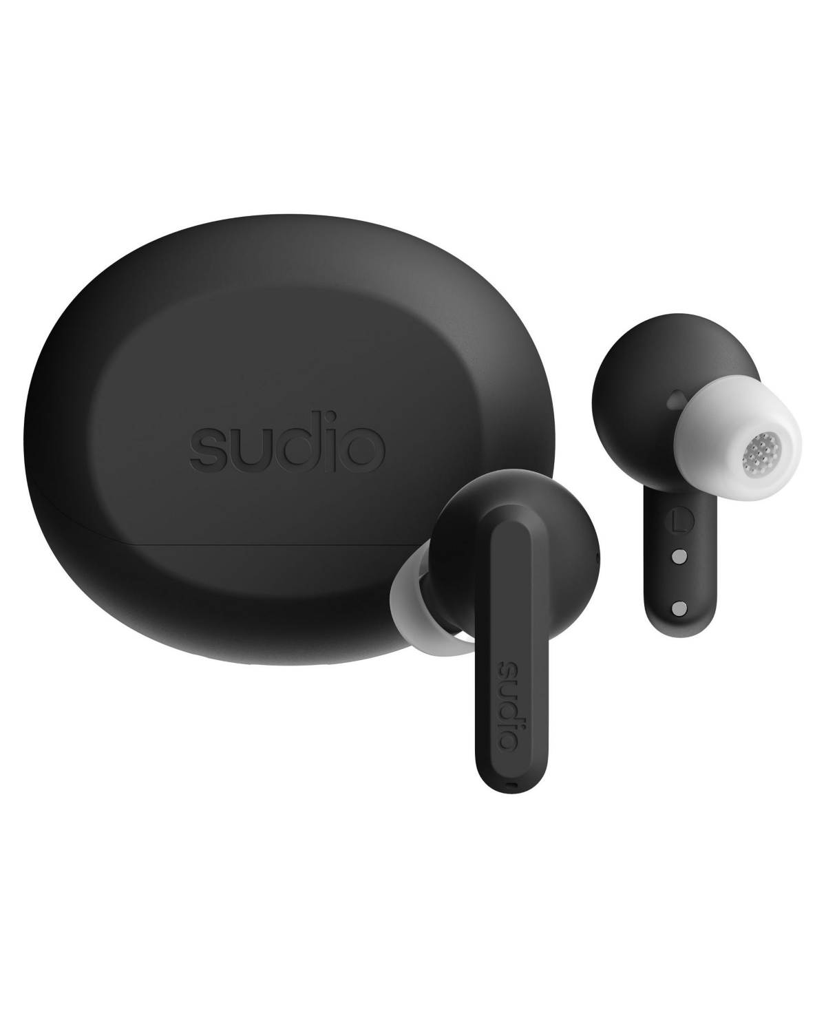 Sudio A3 Pro Wireless Noise-Cancelling Multipoint Bluetooth In-Ear Earbuds - Black