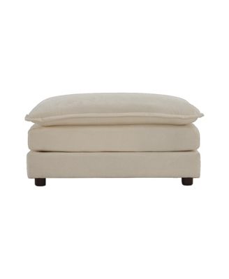 Chenille Fabric Ottoman Footrest for 2, 3 or 4-Seater Sofas
