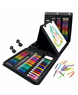 208 Piece Art Supplies Drawing Kit Portable All in One Set for All Ages