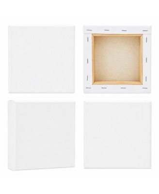 100 Cotton Canvas 4 Pack Stretched Painting Frames Primed Art Supplies
