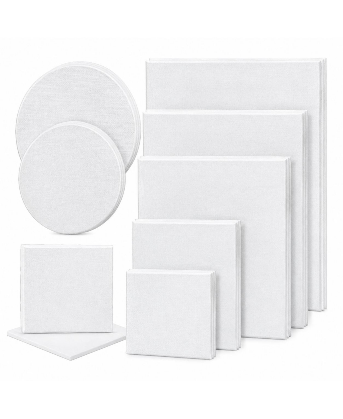 Lowking Blank Painting Boards Multipack for Oil Watercolor Acrylic Paint Art Supplies - packs canvas panel